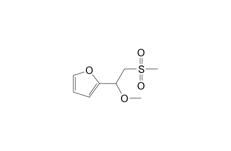 2-(2-mesyl-1-methoxy-ethyl)furan