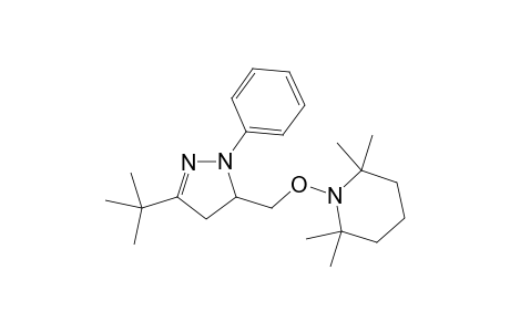 1-((3-(tert-Butyl)-1-phenyl-4,5-dihydro-1H-pyrazol-5-yl)-methoxy)-2,2,6,6-tetramethylpiperidine