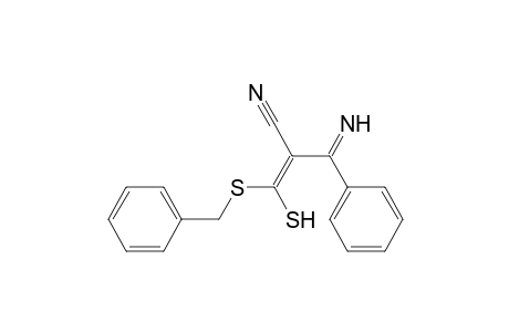 Benzenepropanenitrile, .beta.-imino-.alpha.-[mercapto[(phenylmethyl)thio]methylene]-, (Z)-