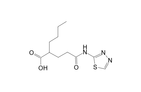 2-[2-([1,3,4]thiadiazol-2-ylcarbamoyl)-ethyl]-hexanoic acid