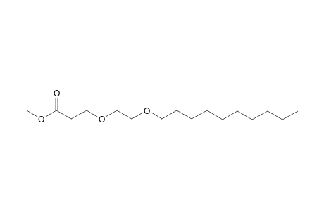 PROPIONIC ACID, 3-/2-/DECYLOXY/- ETHOXY/-, METHYL ESTER