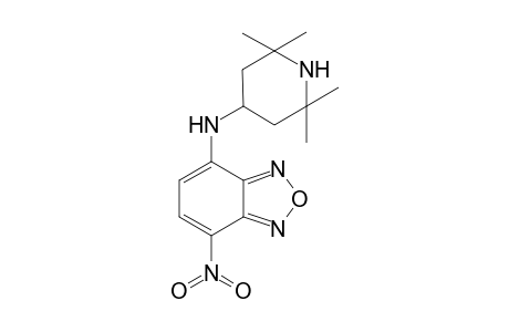 2,2,6,6-Tetramethyl-4-(p-nitrobenzo[1,2,5]-oxadiazol-7'-yl)amino-piperidine