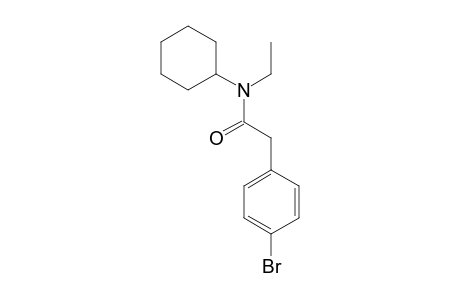 2-(4-Bromophenyl)-N-cyclohexyl-N-ethylacetamide