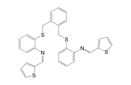 1-(2-thienyl)-N-[2-[[2-[[2-(2-thienylmethyleneamino)phenyl]sulfanylmethyl]phenyl]methylsulfanyl]phenyl]methanimine