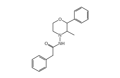 3-METHYL-2-PHENYL-4-(2-PHENYLACETAMIDO)MORPHOLINE