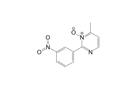 6-methyl-2-(3-nitrophenyl)-1-oxidanidyl-pyrimidin-1-ium