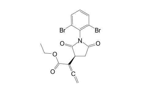 (S)-ethyl 2-(1-(2,6-dibromophenyl)-2,5-dioxopyrrolidin-3-yl)buta-2,3-dienoate