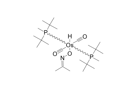 (ACETONOXIMATO-O)-DICARBONYLBIS-(DI-TERT.-BUTYLMETHYLPHOSPHANE)-HYDRIDOOSMIUM-(2)