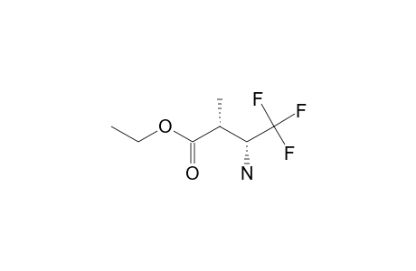 ETHYL-(2R*,3R*)-3-AMINO-4,4,4-TRIFLUORO-2-METHYLBUTANOATE