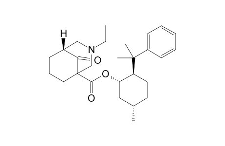 (1'S,2'R,5'S,1R,5R)or(1'S,2'R,5'S,1R,5S)-(8'-Phenylmenthyl)-3-ethyl-9-oxo-3-azabicyclo[3.3.1]nonane-1-carboxylate