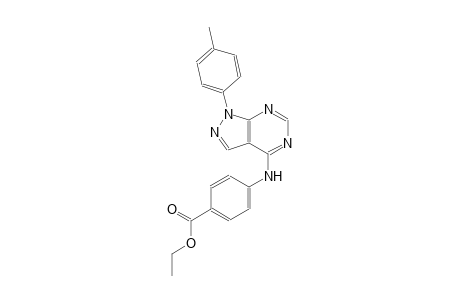 ethyl 4-{[1-(4-methylphenyl)-1H-pyrazolo[3,4-d]pyrimidin-4-yl]amino}benzoate