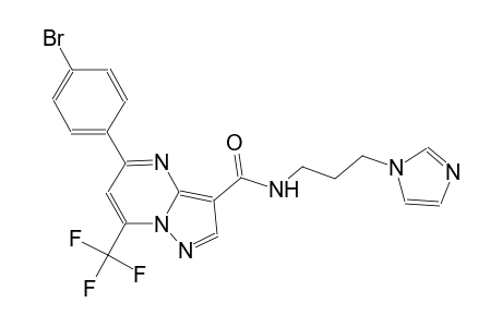 5-(4-bromophenyl)-N-[3-(1H-imidazol-1-yl)propyl]-7-(trifluoromethyl)pyrazolo[1,5-a]pyrimidine-3-carboxamide