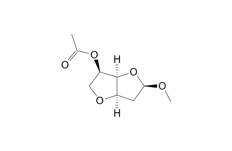 (3R,3AS,5R,6AR)-5-METHOXY-HEXAHYDROFURO-[3,2-B]-FURAN-3-YL-ACETATE;METHYL-3,6-ANHYDRO-2-DEOXY-BETA-D-ARABINOHEXOFURANOSIDE-ACETATE