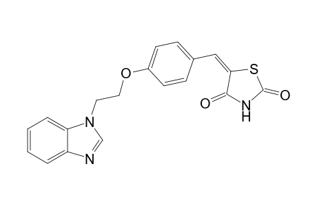 5-[[4-[2-(1-Benzimidazolyl)ethoxy]phenyl]methylene]thiazolidine-2,4-dione