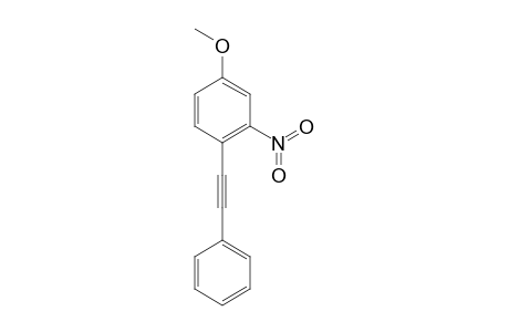 4-Methoxy-2-nitro-1-(2-phenylethynyl)benzene