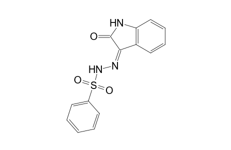 Benzenesulfonic acid, (1,2-dihydro-2-oxo-3H-indol-3-ylidene)hydrazide