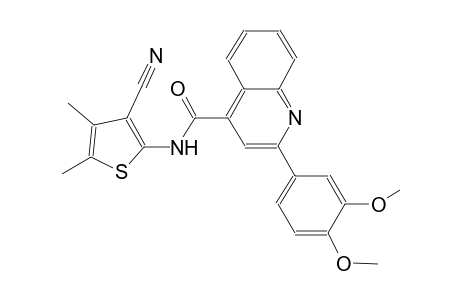 N-(3-cyano-4,5-dimethyl-2-thienyl)-2-(3,4-dimethoxyphenyl)-4-quinolinecarboxamide
