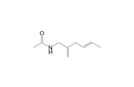 N-[(E)-2-Methylenehex-4-enyl]acetamide