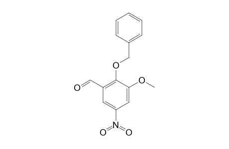 2-(BENZYLOXY)-3-METHOXY-5-NITROBENZALDEHYDE