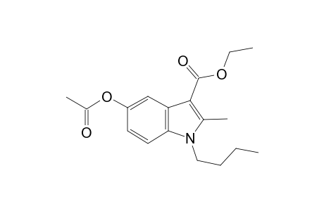 1H-Indole-3-carboxylic acid, 5-(acetyloxy)-1-butyl-2-methyl-, ethyl ester