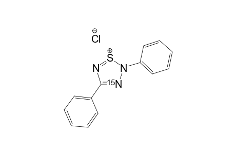 2,4-Diphenyl-[3-15N]-2H-1,2,3,5-thiatriazol-1-ium chloride