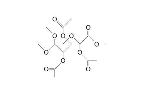 Methyl D-threo-2,5-hexodiulosonate 5-dimethylacetal triacetate