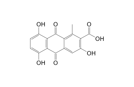 1-Methyl-3,5,8-tris(oxidanyl)-9,10-bis(oxidanylidene)anthracene-2-carboxylic acid
