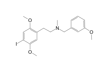 2-(4-iodo-2,5-dimethoxyphenyl)-N-(3-methoxybenzyl)-N-methylethan-1-amine
