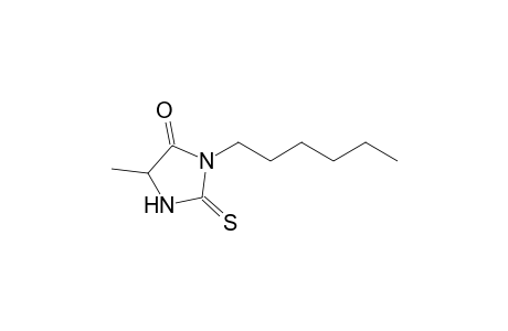 3-Hexyl-5-methyl-4-oxo-2-thioxoimidazolidine