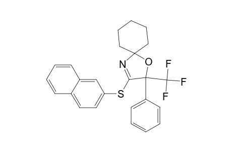 1-Oxa-4-azaspiro[4.5]dec-3-ene, 3-(2-naphthalenylthio)-2-phenyl-2-(trifluoromethyl)-