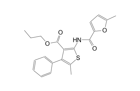 propyl 5-methyl-2-[(5-methyl-2-furoyl)amino]-4-phenyl-3-thiophenecarboxylate