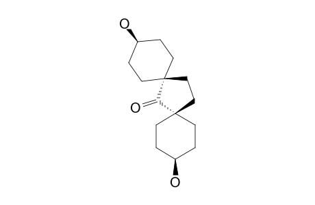 trans,trans-3,11-Dihydroxydispiro[5.1.5.2]pentadecan-7-one