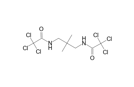 2,2,2-trichloro-N-{2,2-dimethyl-3-[(trichloroacetyl)amino]propyl}acetamide