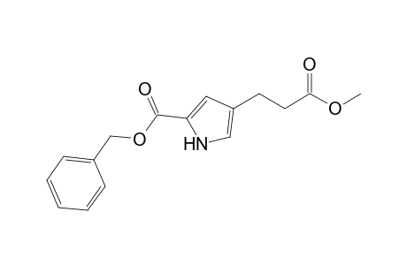 Benzyl 4-[(methoxycarbonyl)ethyl]pyrrole-2-carboxylate