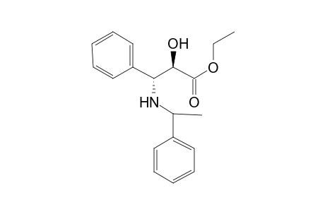 (2R,3R)-2-hydroxy-3-phenyl-3-(1-phenylethylamino)propanoic acid ethyl ester
