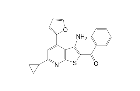 [3-amino-6-cyclopropyl-4-(2-furanyl)-2-thieno[2,3-b]pyridinyl]-phenylmethanone