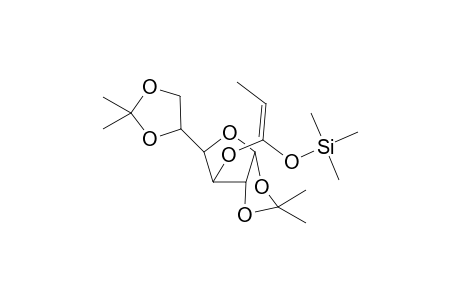 1-[1,2;5,6-Di-O-(1-methylethylidene)-.alpha.-D-glucofuranosyloxy]-1-trimethylsilyloxy-propene