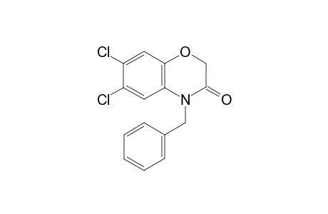 4-Benzyl-6,7-dichloro-2H-1,4-benzoxazin-3(4H)-one