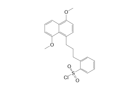 4-[3-[(4,8-Dimethoxynaphthyl)propyl]phenyl]sulfonyl chloride