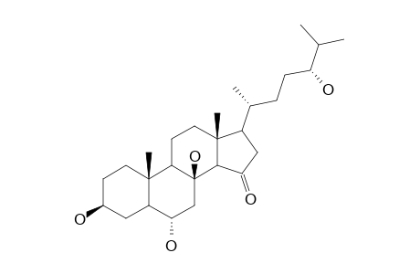 CERTONARDOSTEROL-Q3;(24S)-3-BETA,6-ALPHA,8,24-TETRAHYDROXY-5-ALPHA-CHOLESTAN-15-ONE