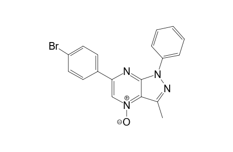 6-(4-bromophenyl)-3-methyl-4-oxidanidyl-1-phenyl-pyrazolo[3,4-b]pyrazin-4-ium