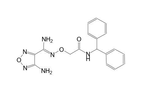 acetamide, 2-[[[(Z)-amino(4-amino-1,2,5-oxadiazol-3-yl)methylidene]amino]oxy]-N-(diphenylmethyl)-