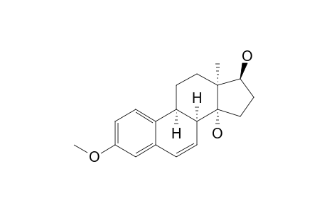 rac-(8.alpha.,9.alpha.,13.alpha.,14.alpha.,17.beta.)-3-Methoxyestra-1(10),2,4,6-tetraene-14,17-diol