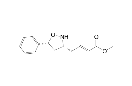 Methyl 4-[(3R,5R)-5'-phenylisoxazolidin-3'-yl]-but-2-enoate
