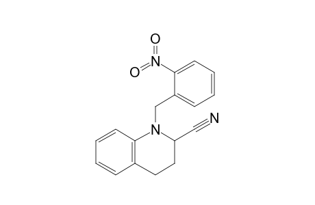 1-(2-nitrobenzyl)-3,4-dihydro-2H-quinoline-2-carbonitrile