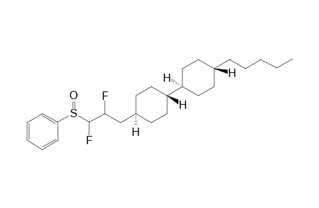 1-[trans-4-(2,3-Difluoro-3-phenylsulfinylpropyl)cyclohexyl]-trans-4-pentylcyclohexane