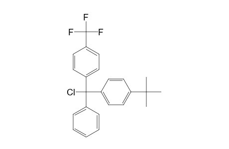 Benzene, 1-[chloro[4-(1,1-dimethylethyl)phenyl]phenylmethyl]-4-(trifluoromethyl)-