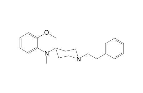 N-(2-Methoxyphenyl)-N-methyl-1-(2-phenylethyl)piperidin-4-amine