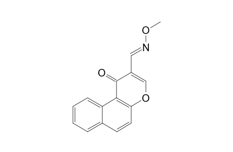 1-Oxo-1H-naphtho[2,1-b]pyran-2-carboxaldehyde 3-O-methyl oxime