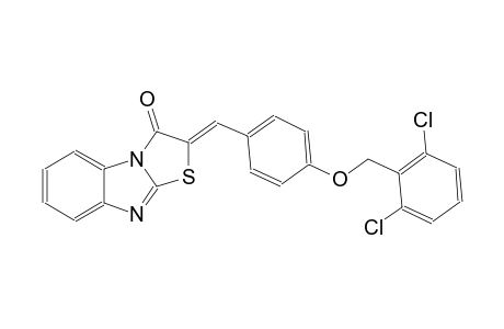 (2Z)-2-{4-[(2,6-dichlorobenzyl)oxy]benzylidene}[1,3]thiazolo[3,2-a]benzimidazol-3(2H)-one